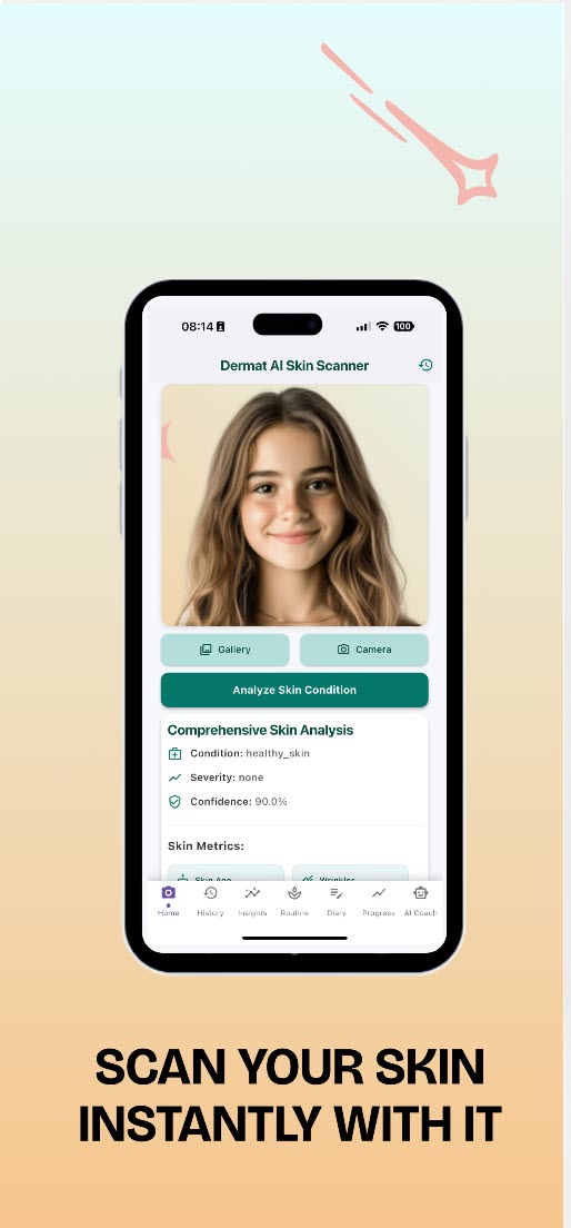 Skin Scanner Interface